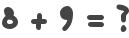8 + 9 = ?